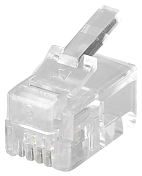 Efapel Telefoon Plug 4 Posities Met 4 Cont. (Plug 4X4)