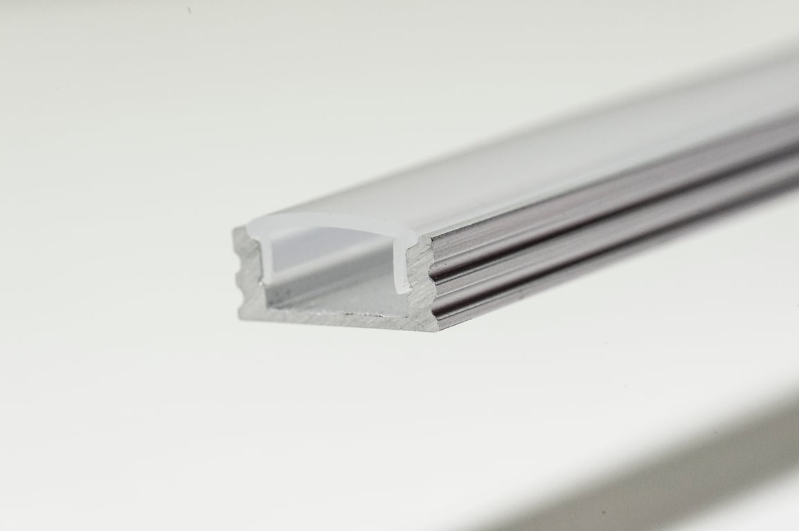 Aluminium profiel 2m, Opbouw, 7mm