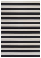 Design vloerkleed Woodnotes Big Stripe Black – Stone 1420915