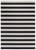 Design vloerkleed Woodnotes Big Stripe Black – Stone 1420915