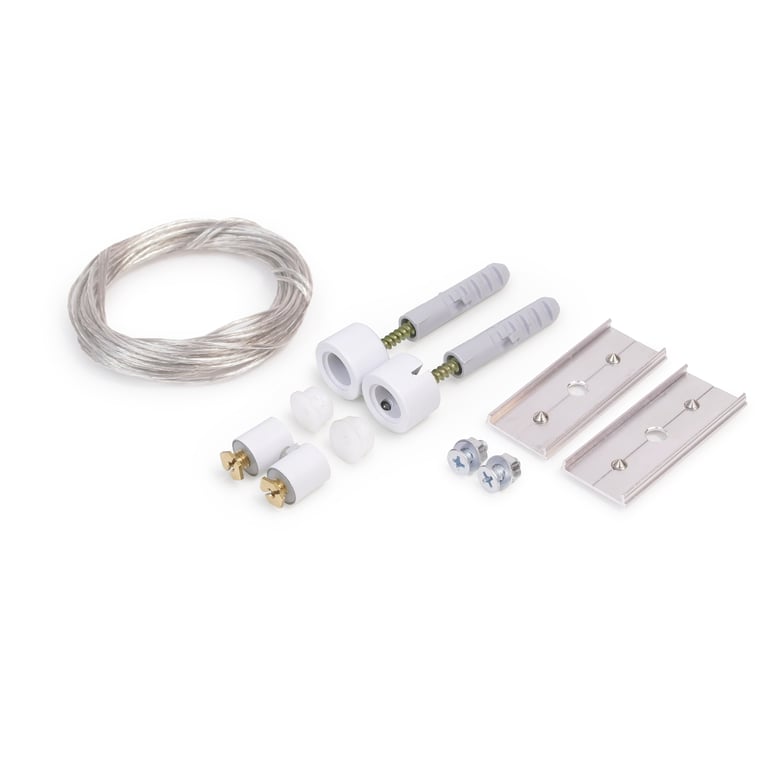 Pendel set voor ledstrip profielen, 2 stuks, Wit