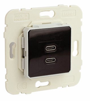 Efapel USB Dubbele Lader Type C