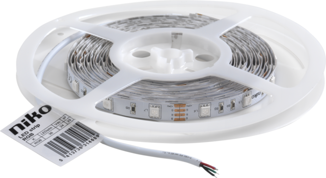 Niko - Ledstrip op rol met 36 RGB-leds/m