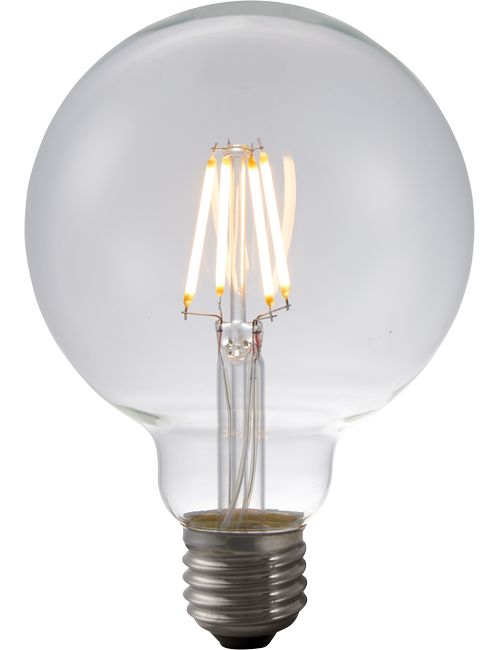 LED E27 Fila Globe G95x135 230V 320Lm 4W 925 AC Clear Dim