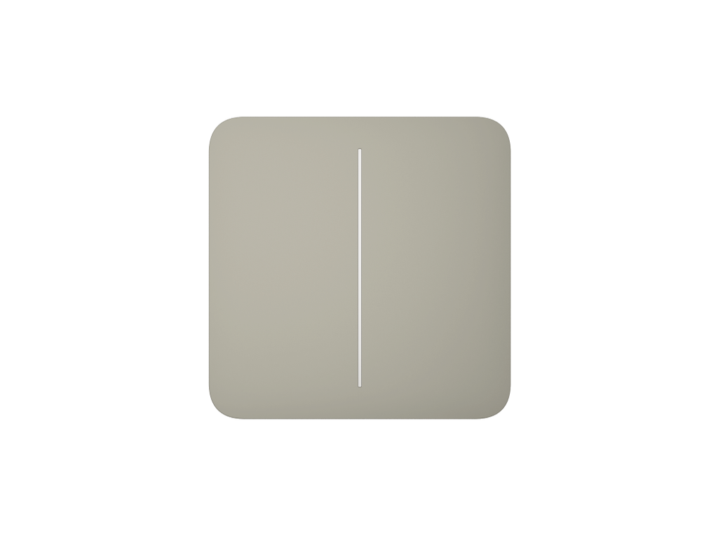 AJAX - SoloButton (2-gang) - Olijf