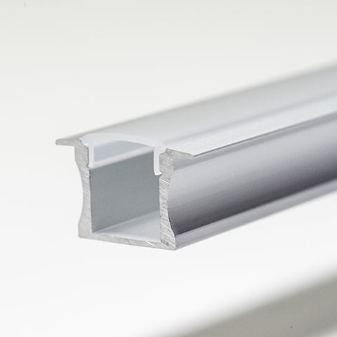 Aluminium profiel 2m, Inbouw, 15mm