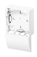 Efapel adapter (zij) tbv 47 serie schakelmateriaal b12mm-h7mm wit