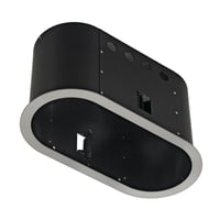 AIXLIGHT PRO 2 FRAME ROUND zilvergrijs/zwart