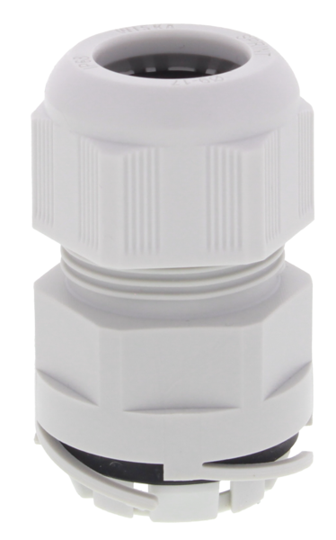 Push-in kabelwartel polyamide IP68 M25, doorlaat 9-17mm, grijs