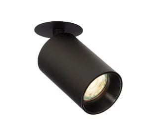 Plafondspot Inbouw Elmont 1 GU10 Zwart