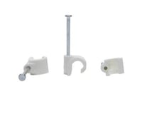 Spijkerclip 4-7mm wit 100 stuks