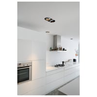 AIXLIGHT PRO 1 FRAMELESS ROUND zwart