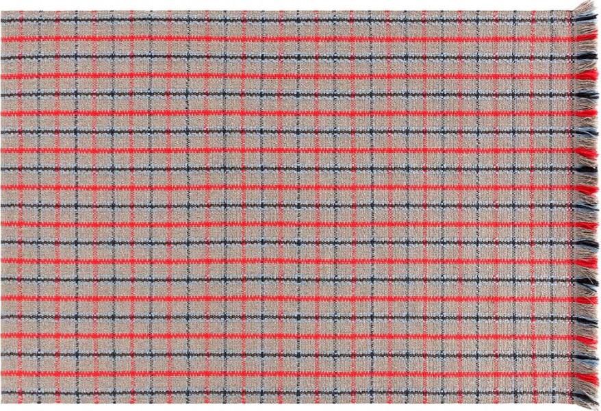 Buitenkleed Gan Garden Layers Tartan Blauw