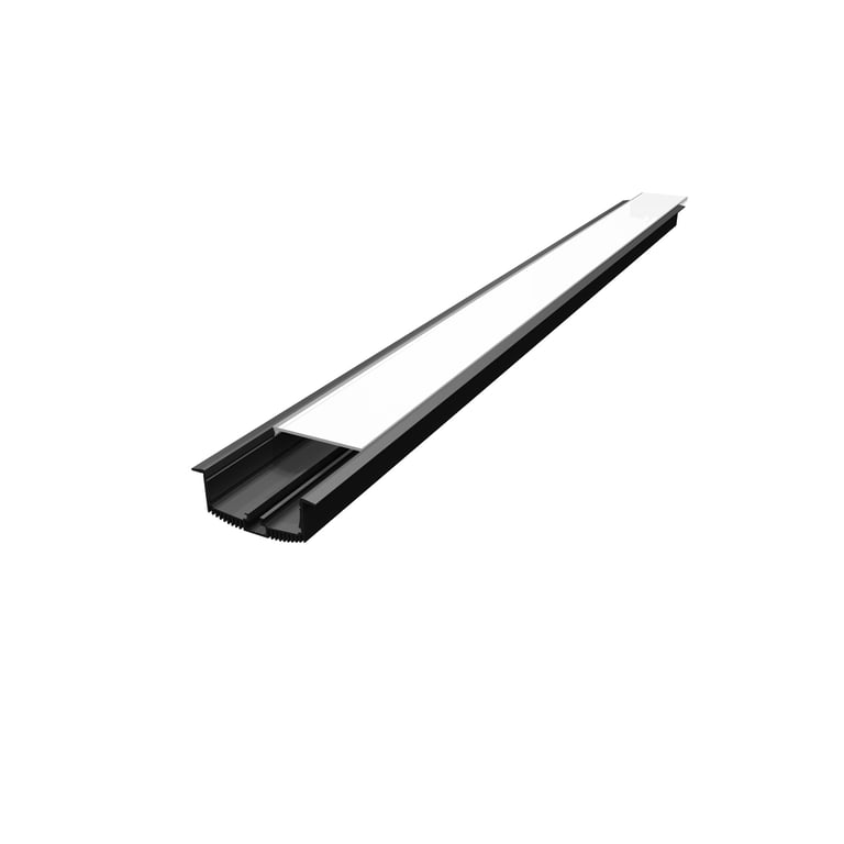 GRAZIA 60, profiel inbouw 3 m zwart