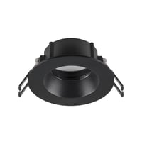 NEW TRIA® 68, plafondinbouwring, D: 8.2 H: 3.4 cm, IP 65, schwarzzwart