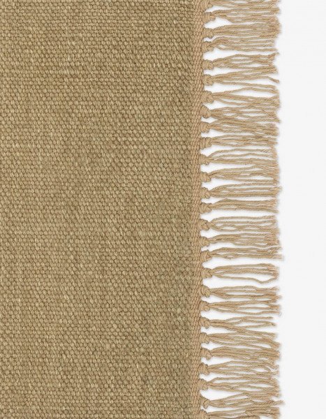 Kvadrat vloerkleed Vintage Plain Lichtbruin 0046