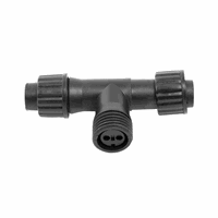 PS230 | T connector zwart | 2pcs