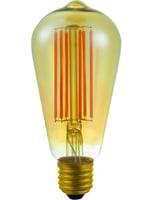 LED E27 Fila Rustika ST64x143 230V 600Lm 6.5W 925 AC Gold Di