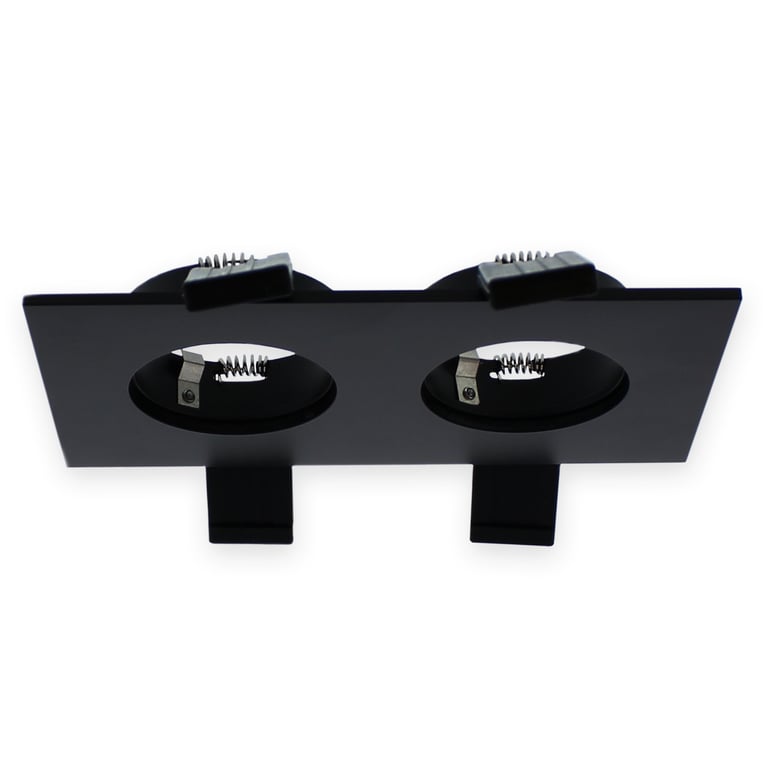 LUMIKO LED-IA-2VRH-ZW - Verona inbouwarmatuur, rechthoek, 2voudig, 80x