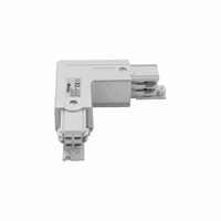 L shape links | wit | voor 3-fase rails
