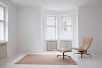 Design vloerkleed Woodnotes Willow Natural - Brown 1260545