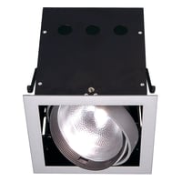 AIXLIGHT PRO 1 FRAME inbouwframe z.grijs/zwart
