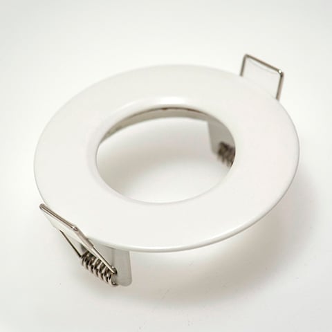 Downlight ring, rond 82(72)mm, puur wit vast