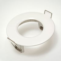 Downlight ring, rond 82(72)mm, puur wit vast