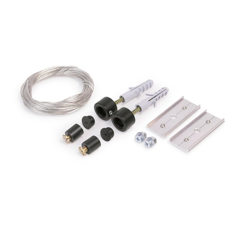 LUMIKO P-PEN-SET-ZW - Pendel set voor ledstrip profielen, 2 stuks, zwa