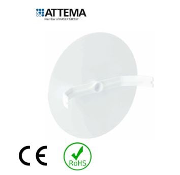 Attema Afdekplaat rond Ø 95 mm, wit (RAL 9010)