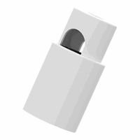 Calex aluminium cable holders set5/white