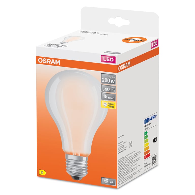 LED STAR CLASSIC A 200 24 W/2700 K E27