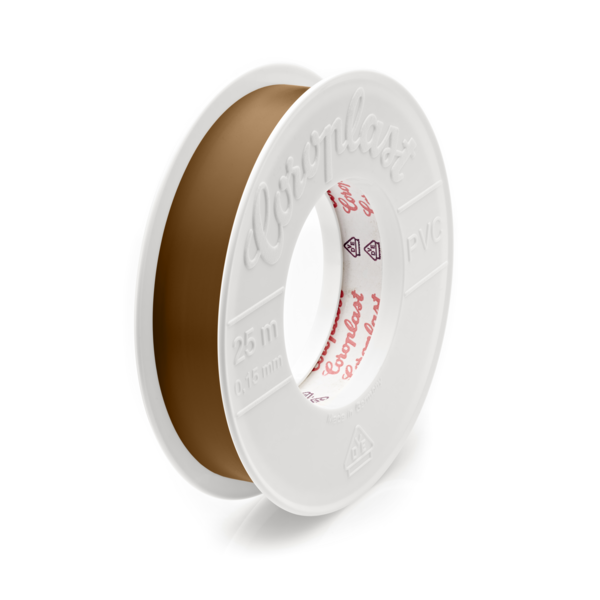 Coroplast 302 tape 19mmx25m bruin