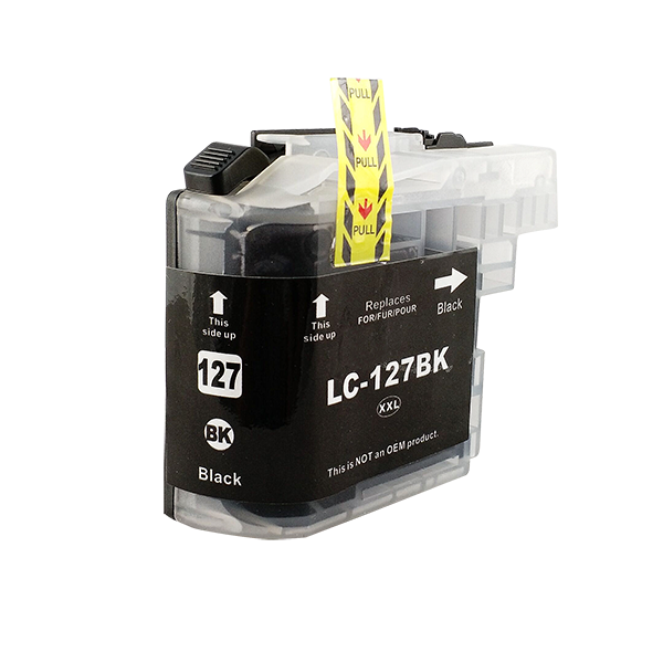Brother LC-127XL BK inktcartridge zwart hoge capaciteit huismerk