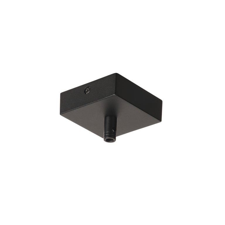 Plafondrozet GLENOS mat zwart 85x85x27cm