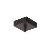 Plafondrozet GLENOS mat zwart 85x85x27cm
