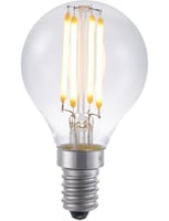 LED E14 Fila Ball G45x75 24V 270Lm 4W-AC 3W-DC 922 AC/DC Cle