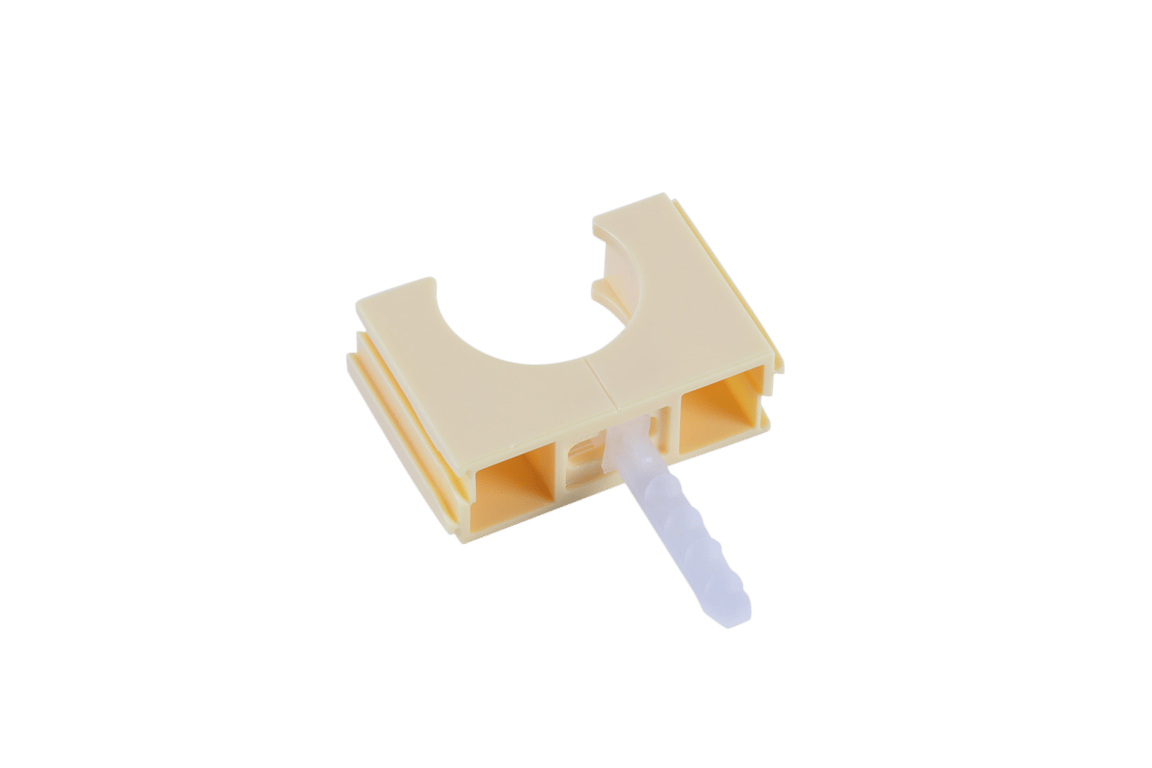 Polfix PVC met plug 19mm creme