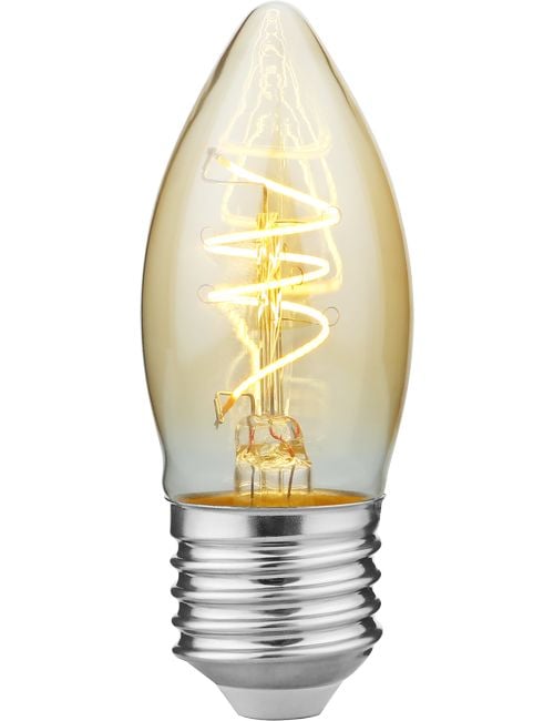 LED E27 Slim Flex Fila Candle C35x95 230V 470Lm 4.2W 922 AC