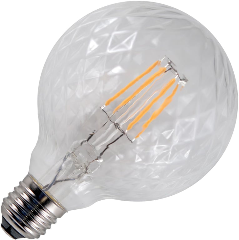 Masterlight - LED filament Globe 95 ribbed E27 5,5W SLF024103509