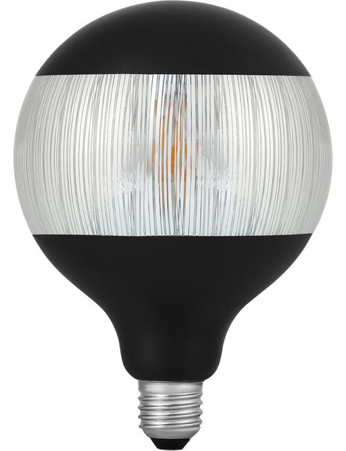 LED E27 Fila Laser Stripe G125x180 230V 120Lm 4W 925 AC Blac