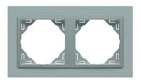 Efapel animato afdekr. 2v aluminium/aluminium