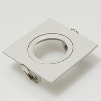 Downlight ring, vierkant 88(76)mm, wit