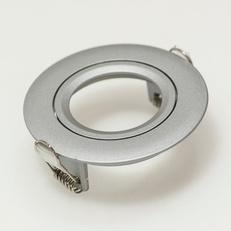 Downlight ring, rond 88(76)mm, zilver
