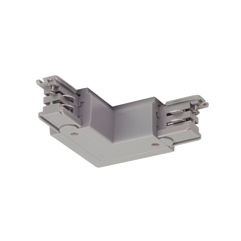 L-verbinder S-TRACK 3F-rail aarde L-versie z.grijs