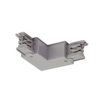L-verbinder S-TRACK 3F-rail aarde L-versie z.grijs