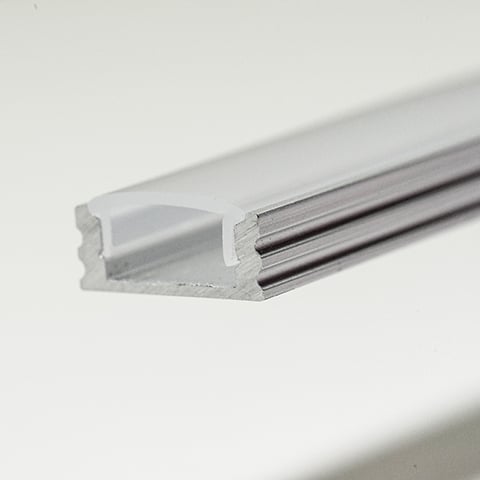 Aluminium profiel 2m, Opbouw, 7mm