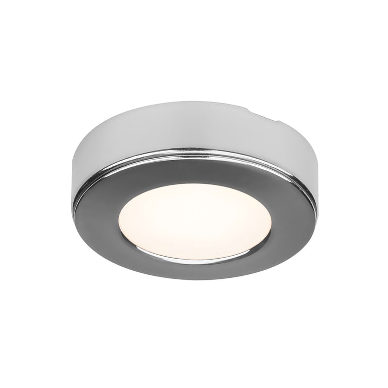 Ronde inbouwbehuizing voor 3W Downlight chroom