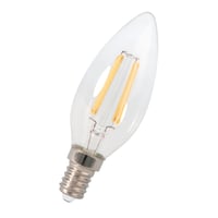 Calex LED Filament Candle-lamp  220-240V 4W 470lm E14 B35, Clear 2700K CRI80 Dimmable, energy label A++