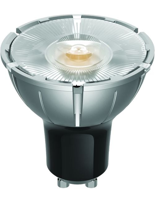 LED GU10 MR16 50x56 230V 350Lm 7W 927 10° AC Silver Dim